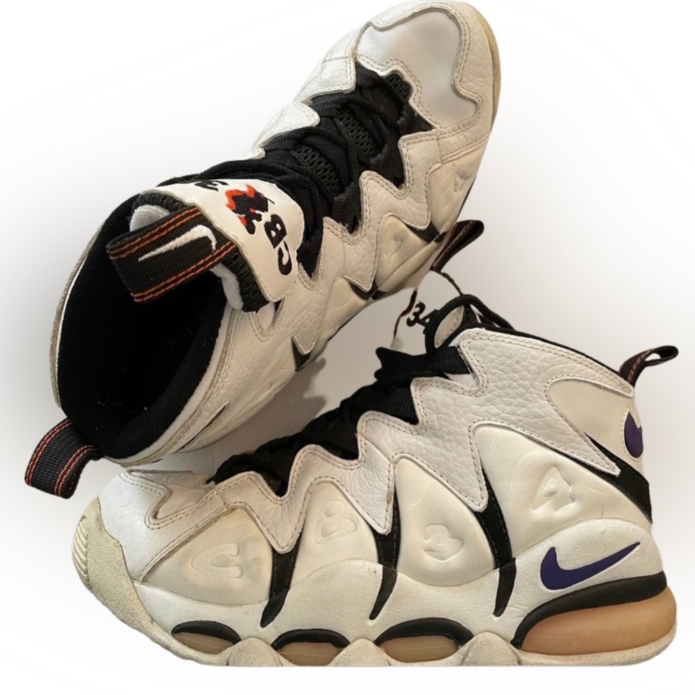 😎 Vintage Nike Air Max CB34 white/purple/orange original high tops
